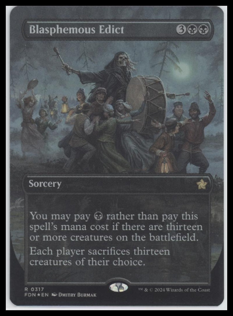 Blasphemous Edict (Borderless) Foundations #317