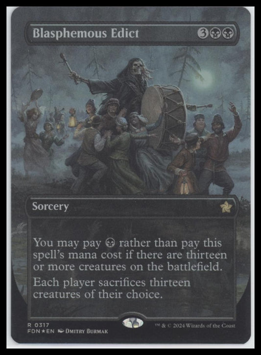 Blasphemous Edict (Borderless) Foundations #317