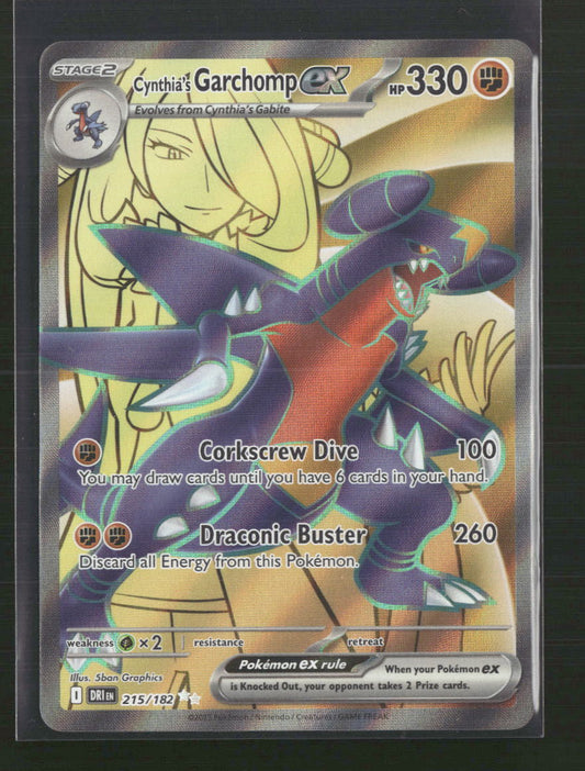 Cynthia's Garchomp ex SV10: Destined Rivals #215/182