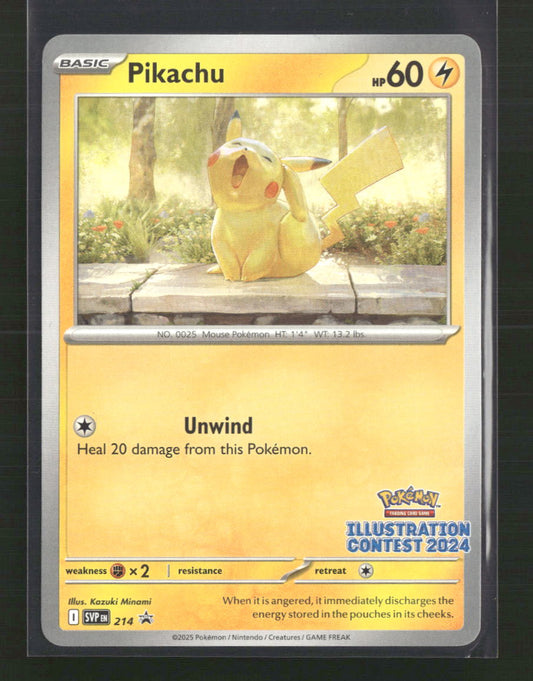 Pikachu SV: Scarlet & Violet Promo Cards #214