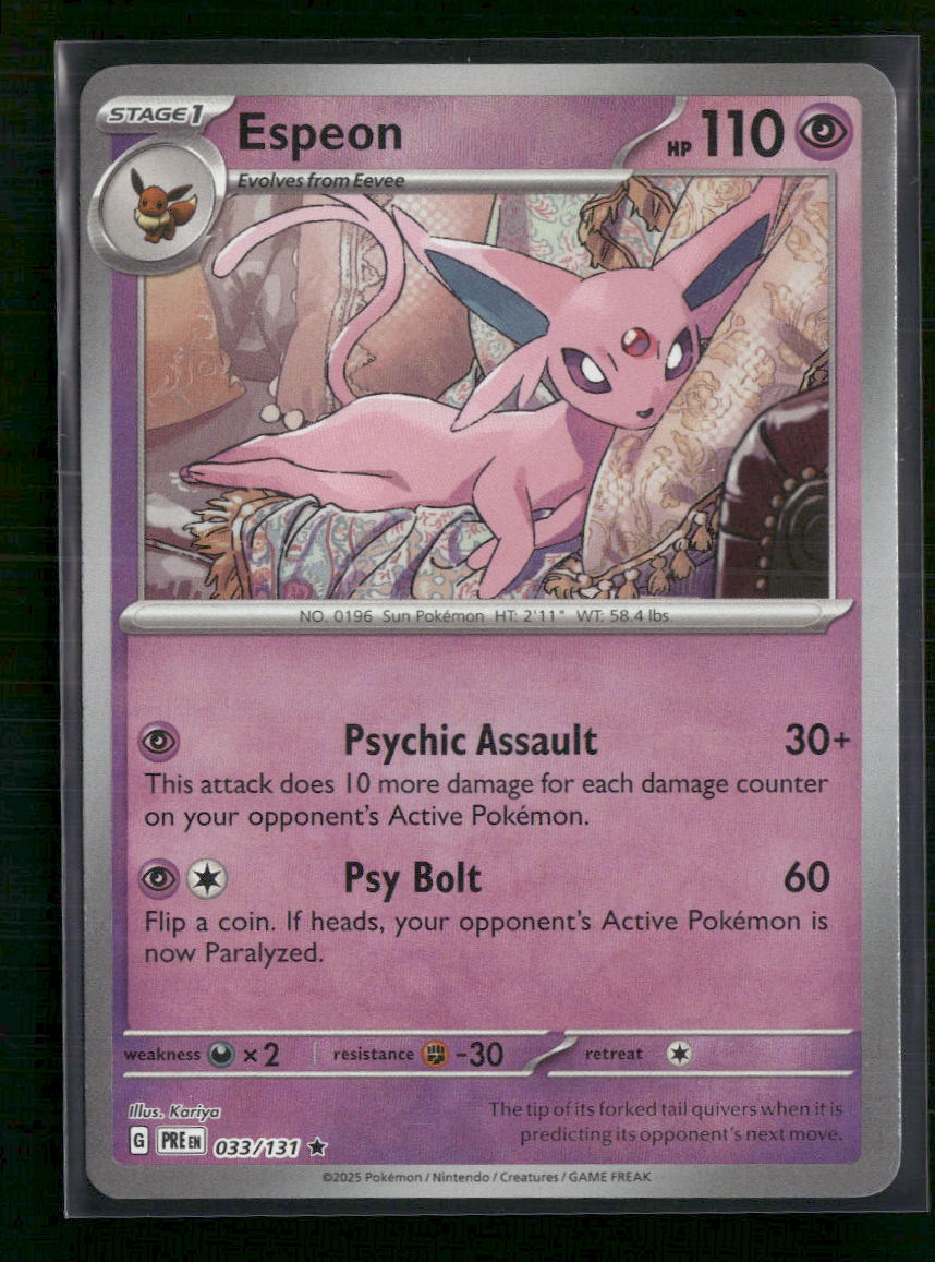 Espeon (Master Ball Pattern) SV: Prismatic Evolutions #033/131