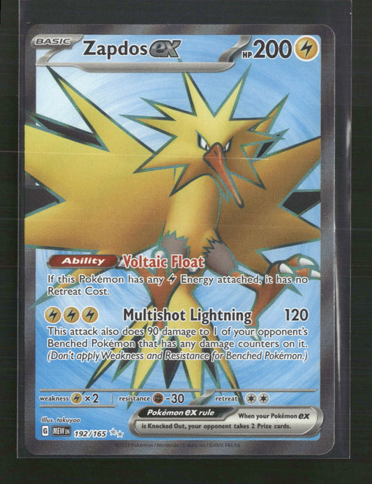Zapdos ex SV: Scarlet & Violet 151 #192/165