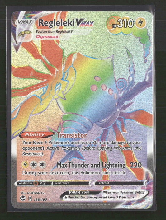 Regieleki VMAX (Secret) SWSH12: Silver Tempest #198/195