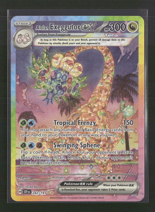 Alolan Exeggutor ex SV08: Surging Sparks #242/191