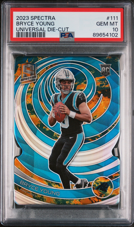 Bryce Young 2023 Panini Spectra #111 Universal Die-Cut PSA 10