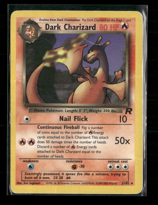 Dark Charizard (21) Team Rocket #21/82