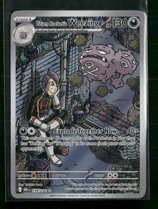 Team Rocket's Weezing SV10: Destined Rivals #199/182