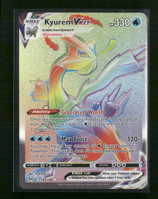 Kyurem VMAX (Secret) SWSH11: Lost Origin #197/196