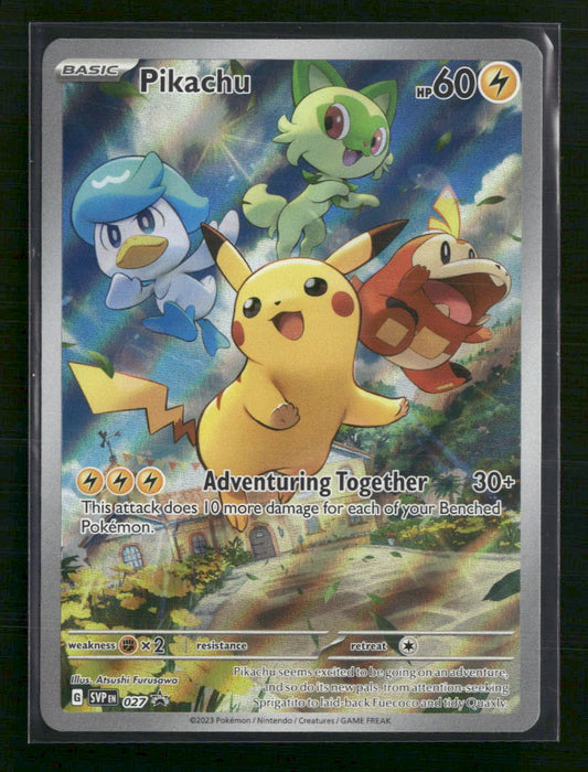 Pikachu SV: Scarlet & Violet Promo Cards #027