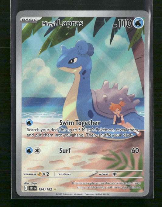 Misty's Lapras SV10: Destined Rivals #194/182