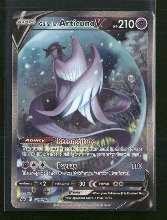 Galarian Articuno V (Alternate Full Art) SWSH06: Chilling Reign #170/198