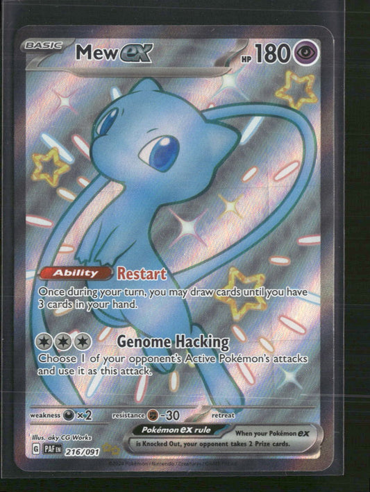 Mew ex SV: Paldean Fates #216/091