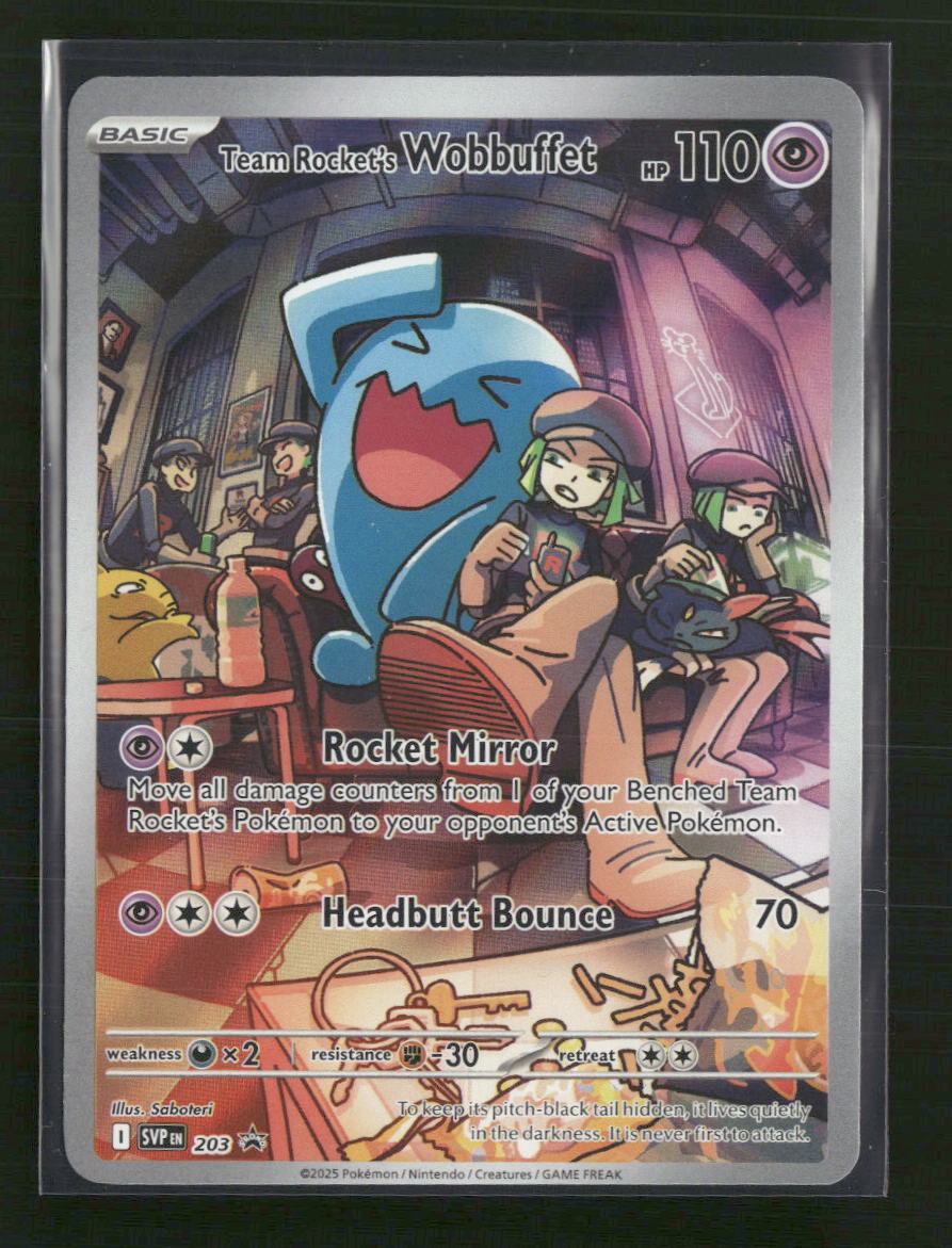 Team Rocket's Wobbuffet SV: Scarlet & Violet Promo Cards #203