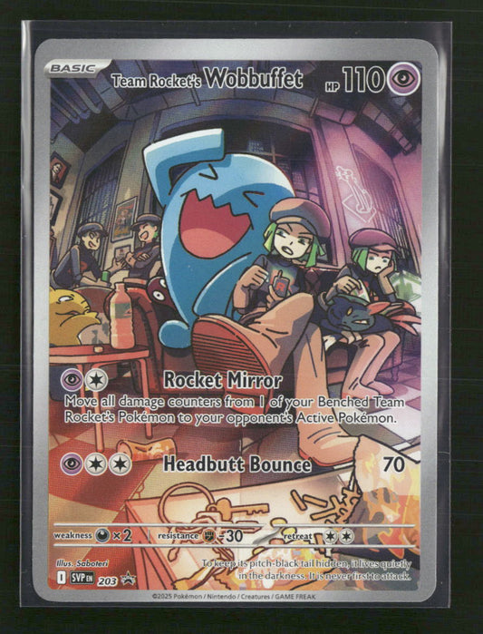 Team Rocket's Wobbuffet SV: Scarlet & Violet Promo Cards #203