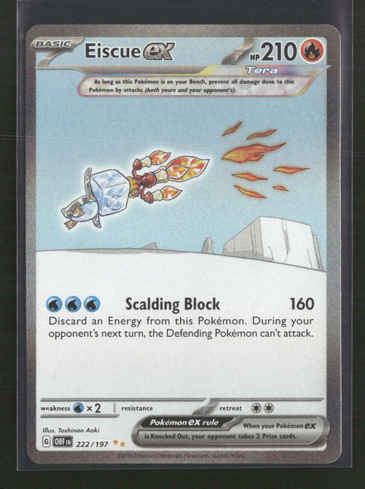 Eiscue ex SV03: Obsidian Flames #222/197