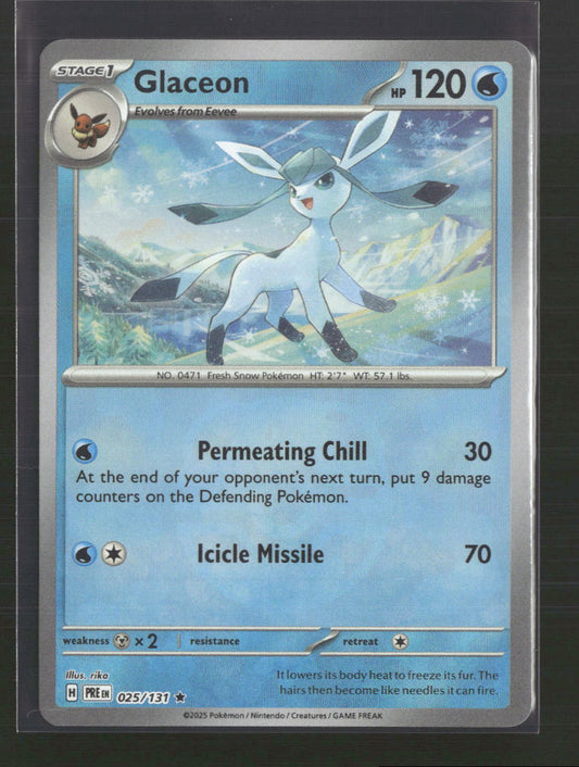 Glaceon (Master Ball Pattern) SV: Prismatic Evolutions #025/131