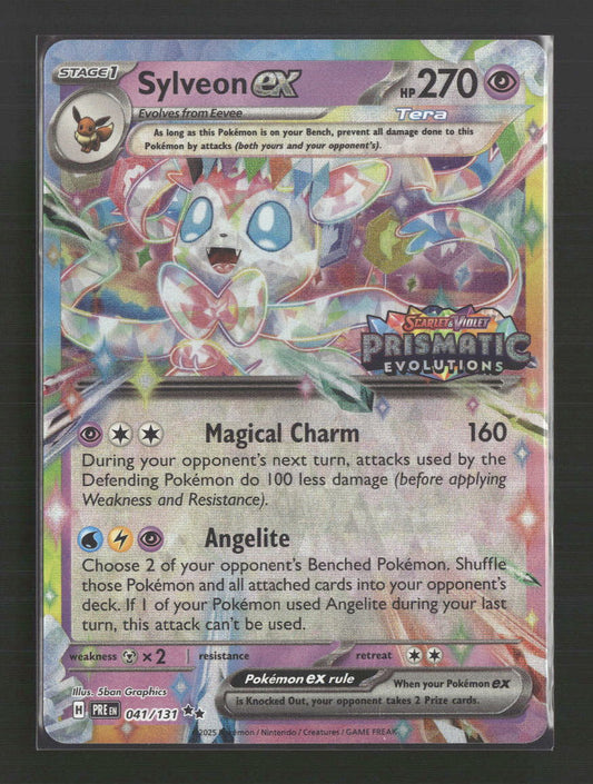 Sylveon ex #041/131 Prismatic Evolution Stamp