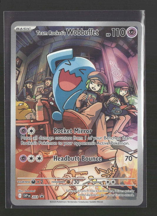 Team Rocket's Wobbuffet SV: Scarlet & Violet Promo Cards #203