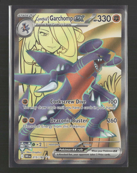Cynthia's Garchomp ex SV10: Destined Rivals #215/182