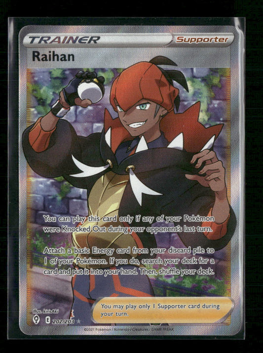 Raihan (Full Art) SWSH07: Evolving Skies #202/203