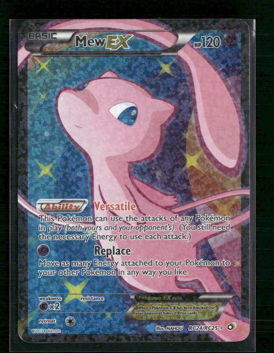 Mew EX (Full Art) Legendary Treasures: Radiant Collection #RC24/RC25