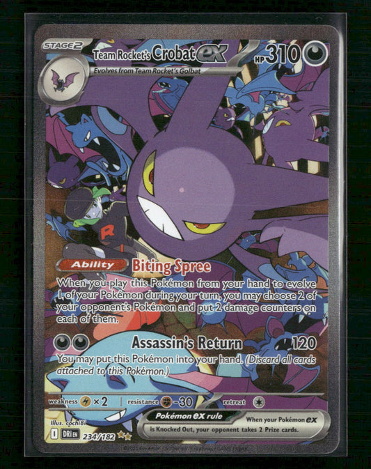 Team Rocket's Crobat ex SV10: Destined Rivals #234/182