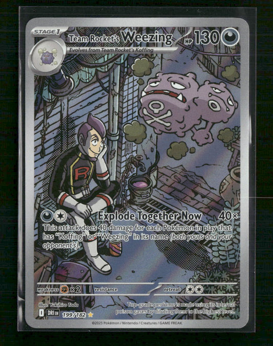 Team Rocket's Weezing SV10: Destined Rivals #199/182