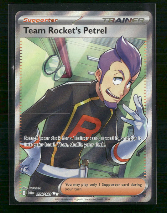 Team Rocket's Petrel SV10: Destined Rivals #226/182