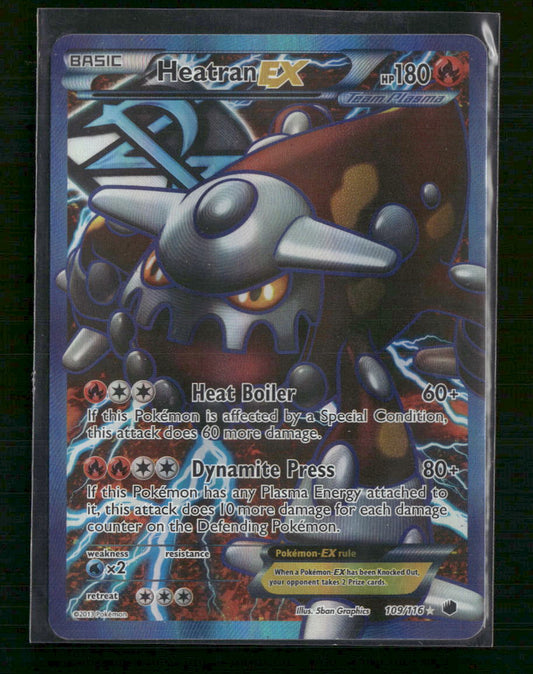 Heatran EX (Team Plasma) (Full Art) Plasma Freeze #109/116