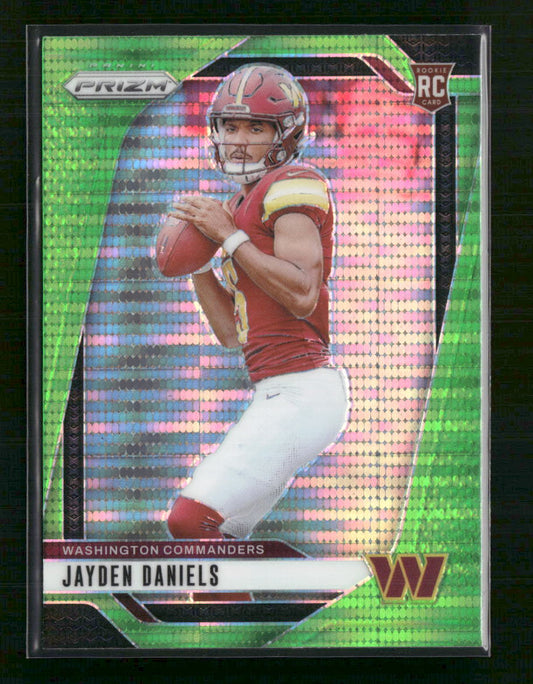 Jayden Daniels 2024 Panini Prizm #347 Green