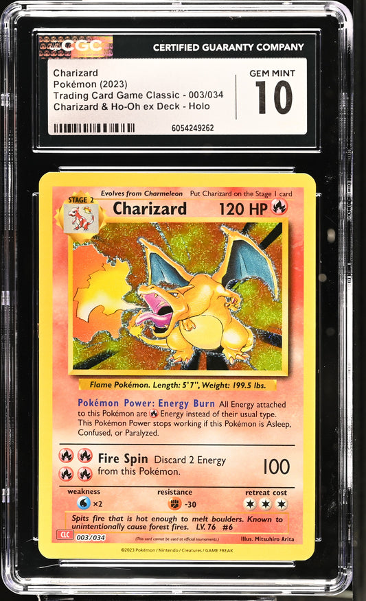 Charizard 2023 Trading Card Game Classic #003/034 CGC 10