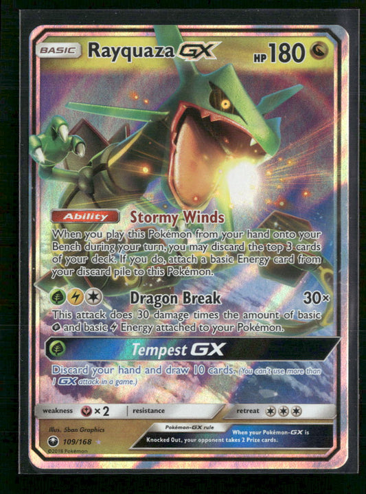 Rayquaza GX SM - Celestial Storm #109/168