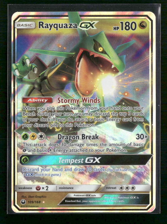 Rayquaza GX SM - Celestial Storm #109/168