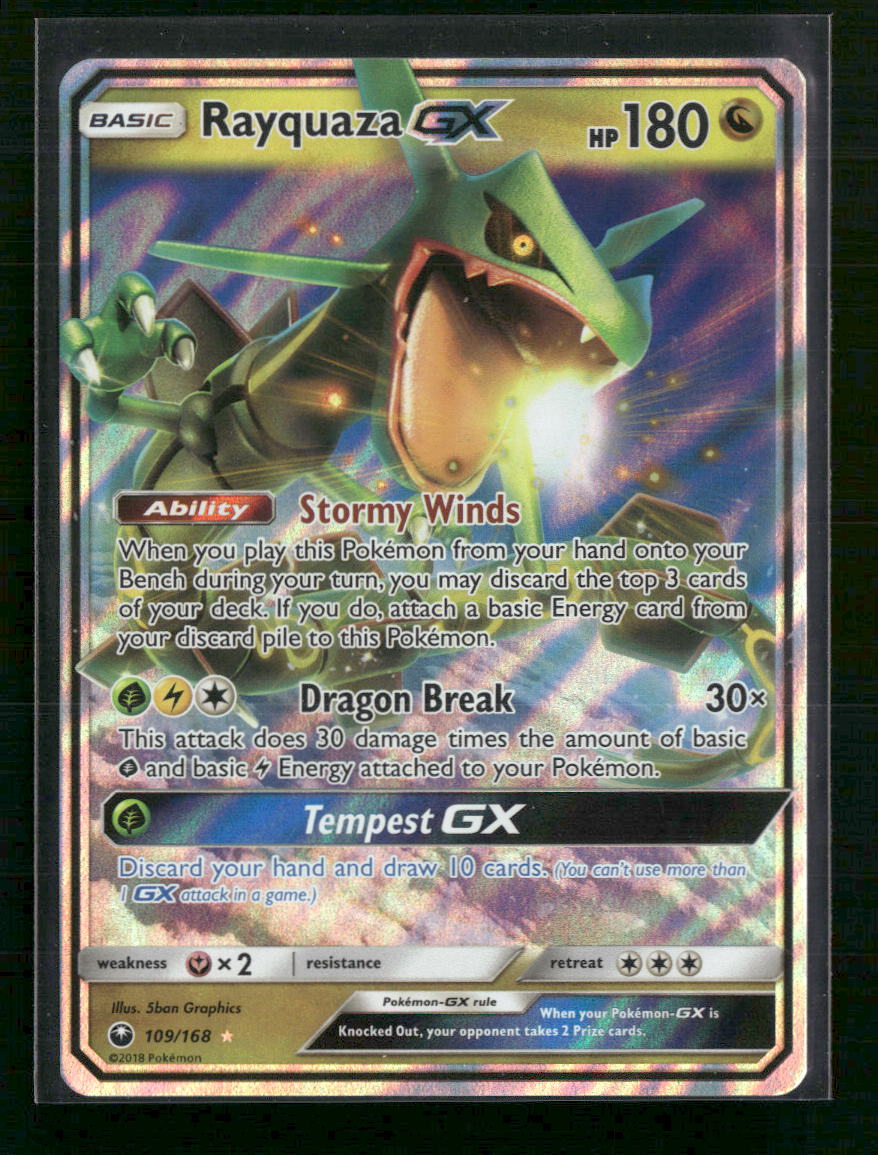 Rayquaza GX SM - Celestial Storm #109/168