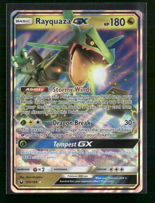 Rayquaza GX SM - Celestial Storm #109/168