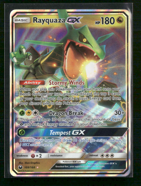 Rayquaza GX SM - Celestial Storm #109/168
