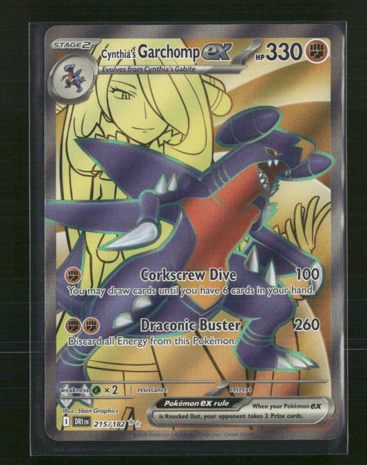 Cynthia's Garchomp ex SV10: Destined Rivals #215/182