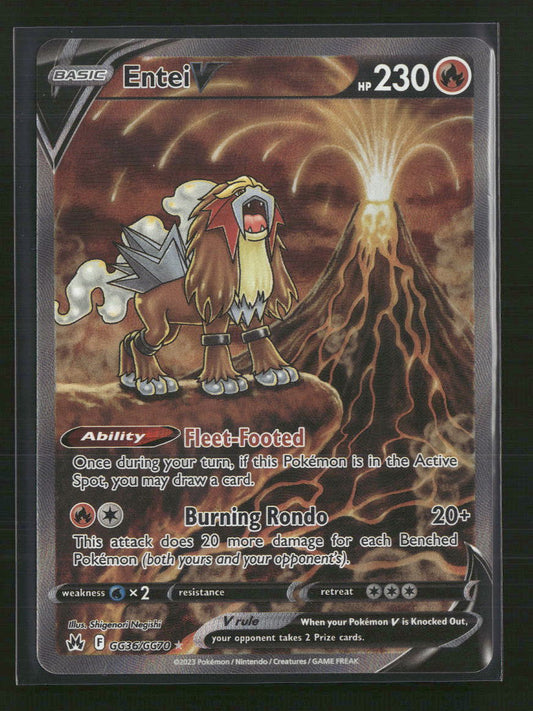 Entei V Crown Zenith: Galarian Gallery #GG36/GG70