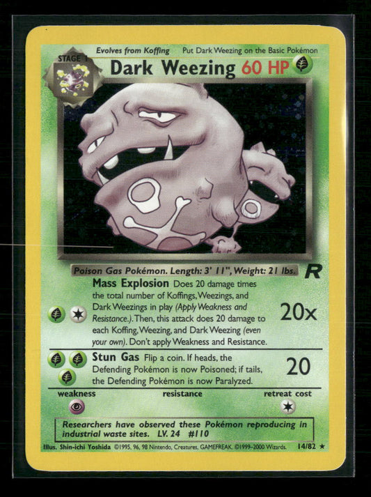 Dark Weezing (14) Team Rocket #14/82