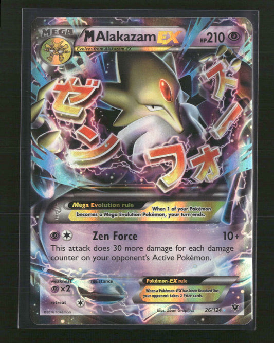 M Alakazam EX XY - Fates Collide #26/124