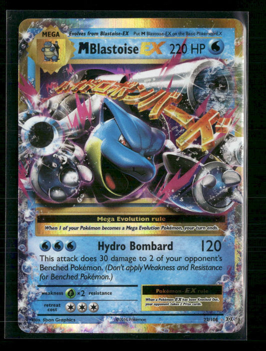 M Blastoise EX XY Base Set #30/146