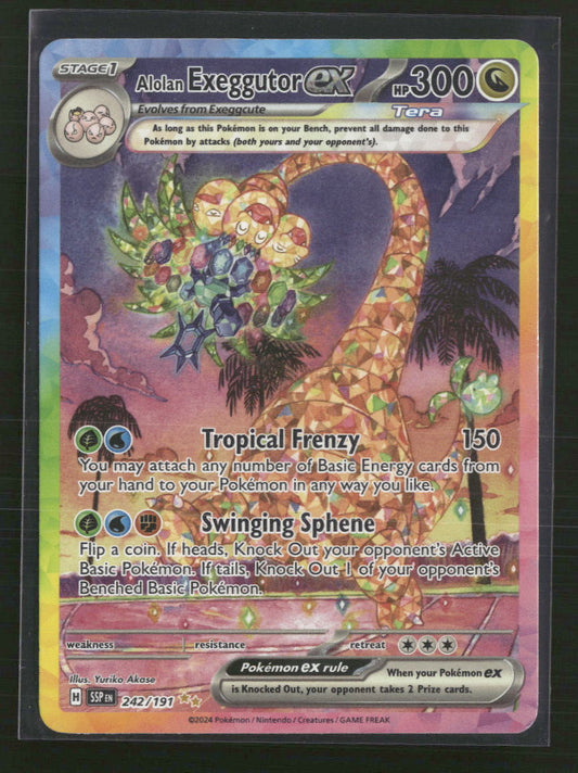 Alolan Exeggutor ex SV08: Surging Sparks #242/191