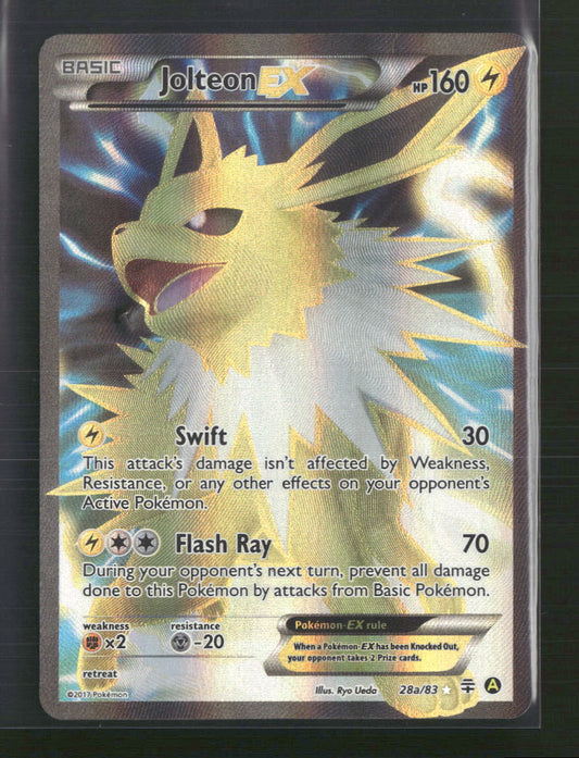 Jolteon EX Alternate Art Promos #028a/083 - Damaged