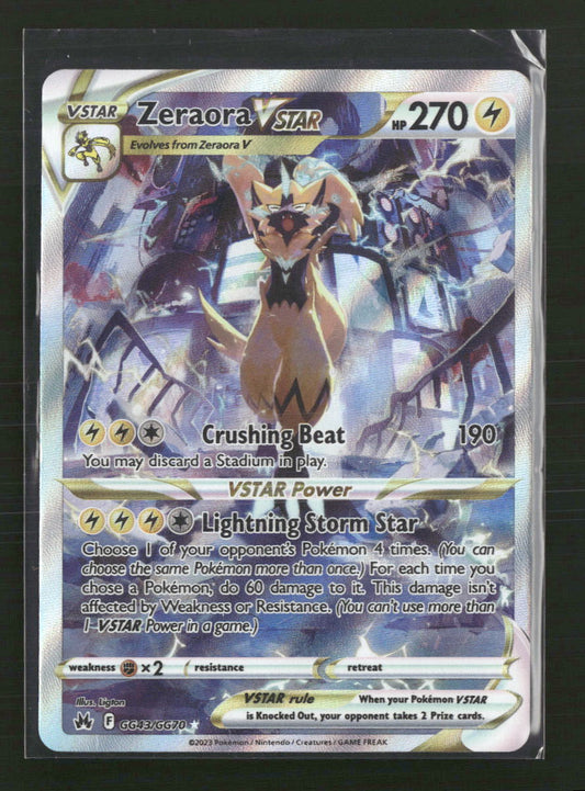 Zeraora VSTAR Crown Zenith: Galarian Gallery #GG43/GG70