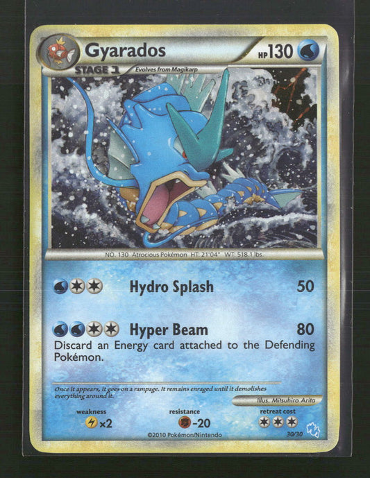 Gyarados (#30 Holo) HGSS Trainer Kit: Gyarados & Raichu #30/30
