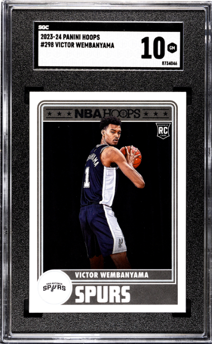 Victor Wembanyama 2023-24 Panini Hoops #298 SGC 10