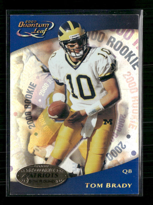 Tom Brady 2000 Quantum Leaf #343