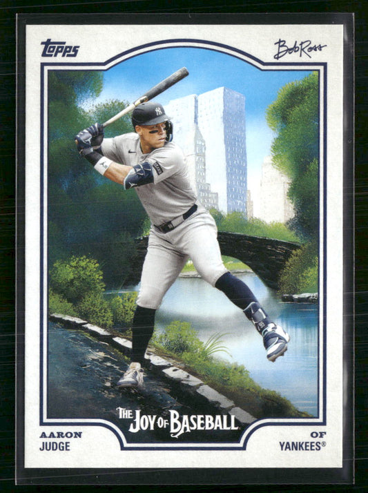 Aaron Judge 2025 Topps x Bob Ross: The Joy of Baseball #34-SP