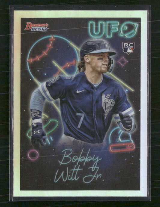 Bobby Witt Jr. 2022 Bowman's Best #UFO-12 UFO SuperFractor #/1