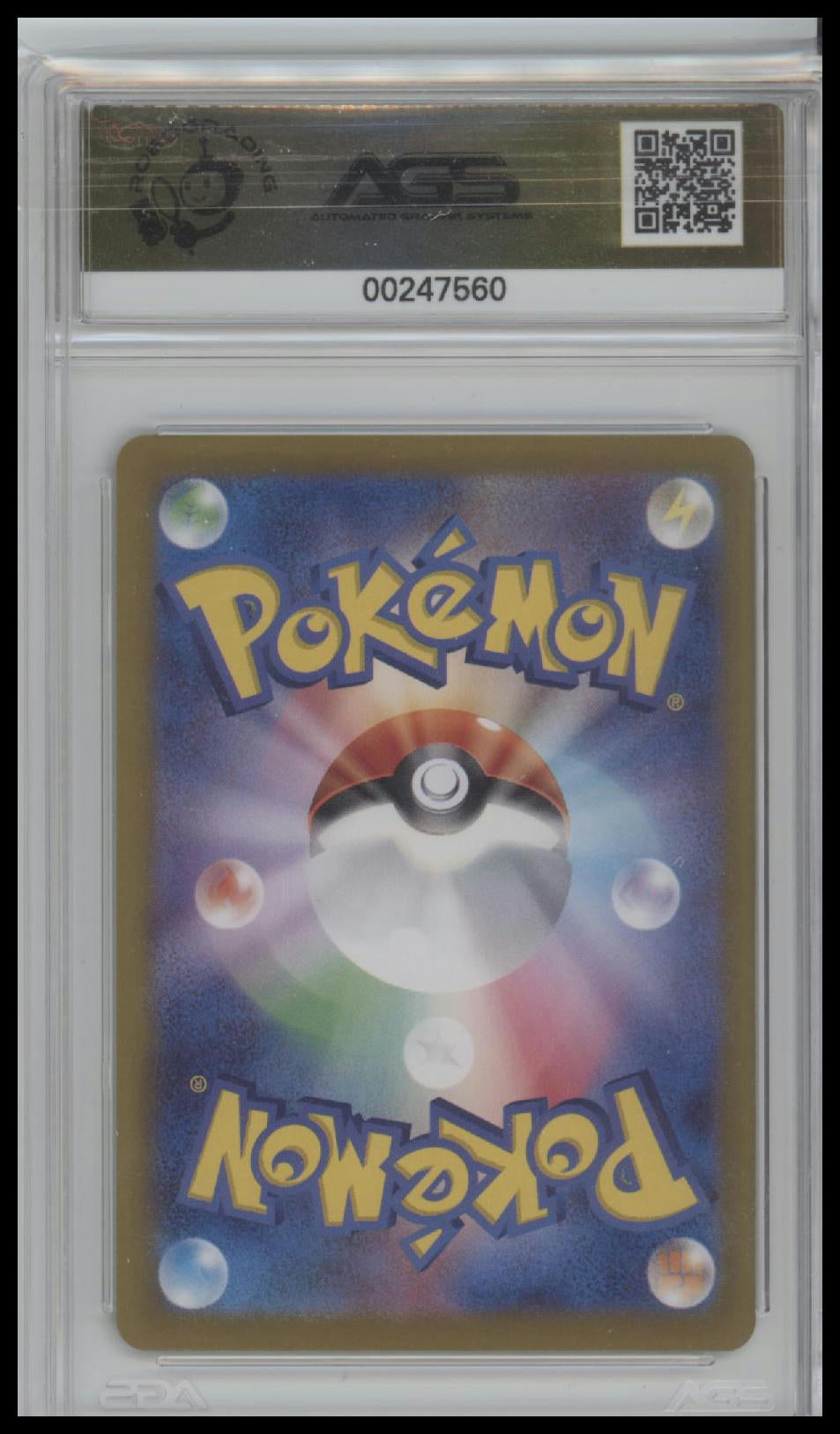 Raging Bolt ex - 222/187 - SV8a: Terastal Fest ex Graded AGS 10
